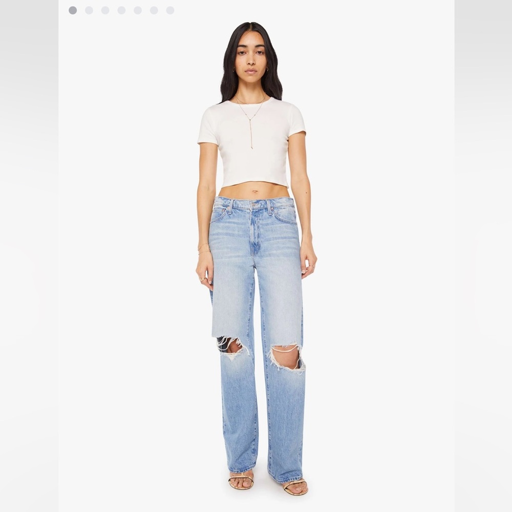 MOTHER The Dodger Sneak Jeans